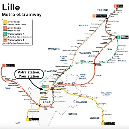 Charming Flats On The Grand Boulevard דירה *