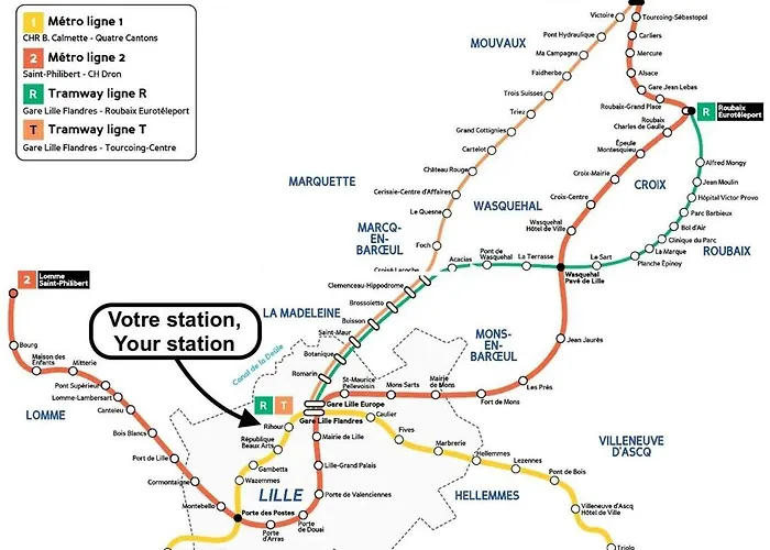 Charming Flats On The Grand Boulevard شقة *